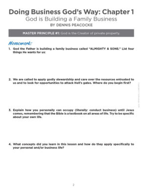 Doing Business God's Way Transformation Group Materials - Image 4