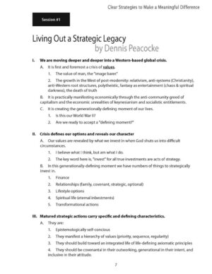 Clear Strategies to Make a Meaningful Difference CD - Image 2