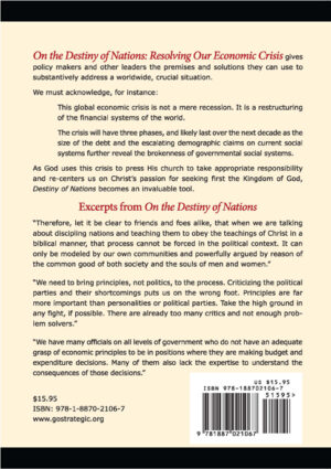 On the Destiny of Nations Paperback Book - Image 2