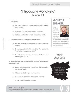 Strategic Beginnings: Worldview CD Series - Image 2