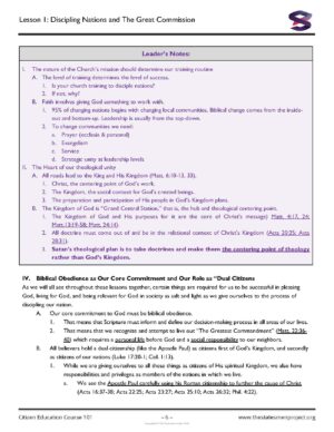 Citizens Education 101- Leadership Version - Image 2