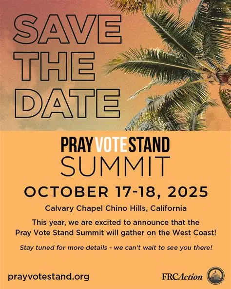 Pray Vote Stand Summit 2025