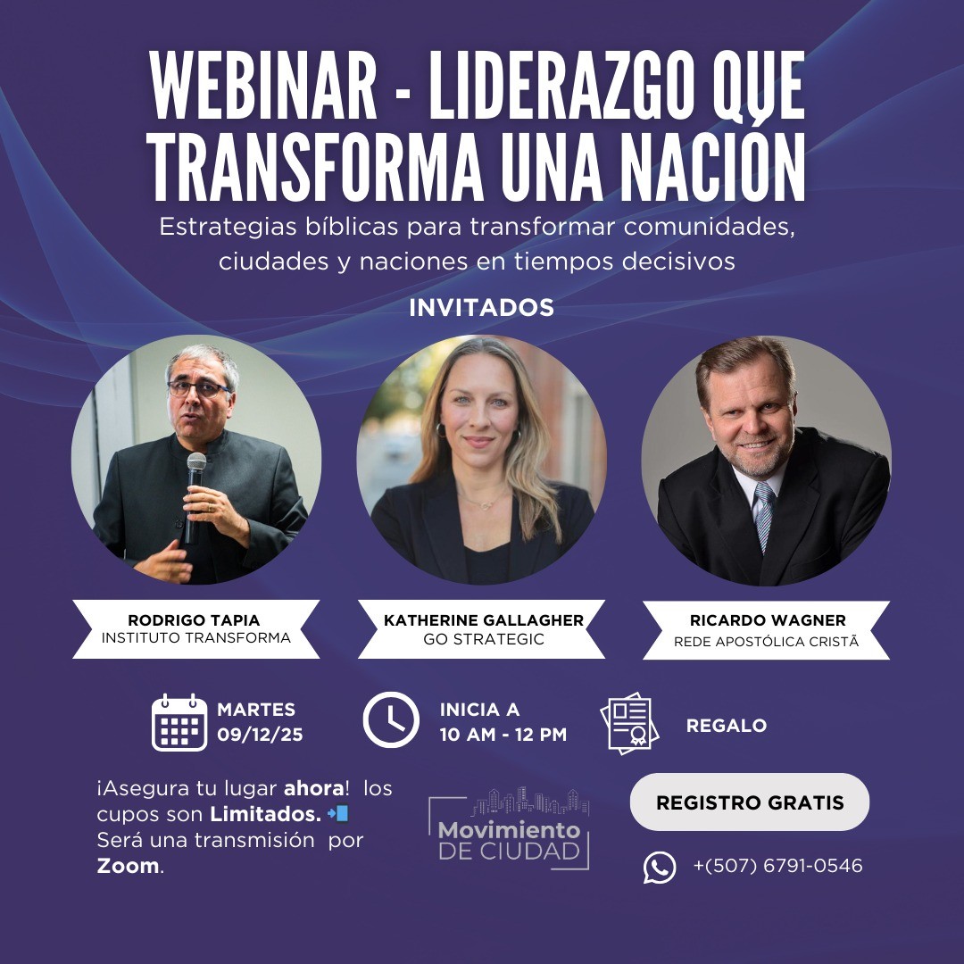 Webinar “Liderazgo que Transforma Una Nación”