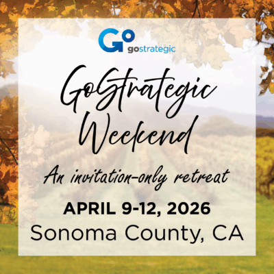 The GoStrategic Weekend | April 9-12, 2026